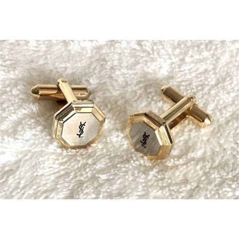 saint laurent cuff links